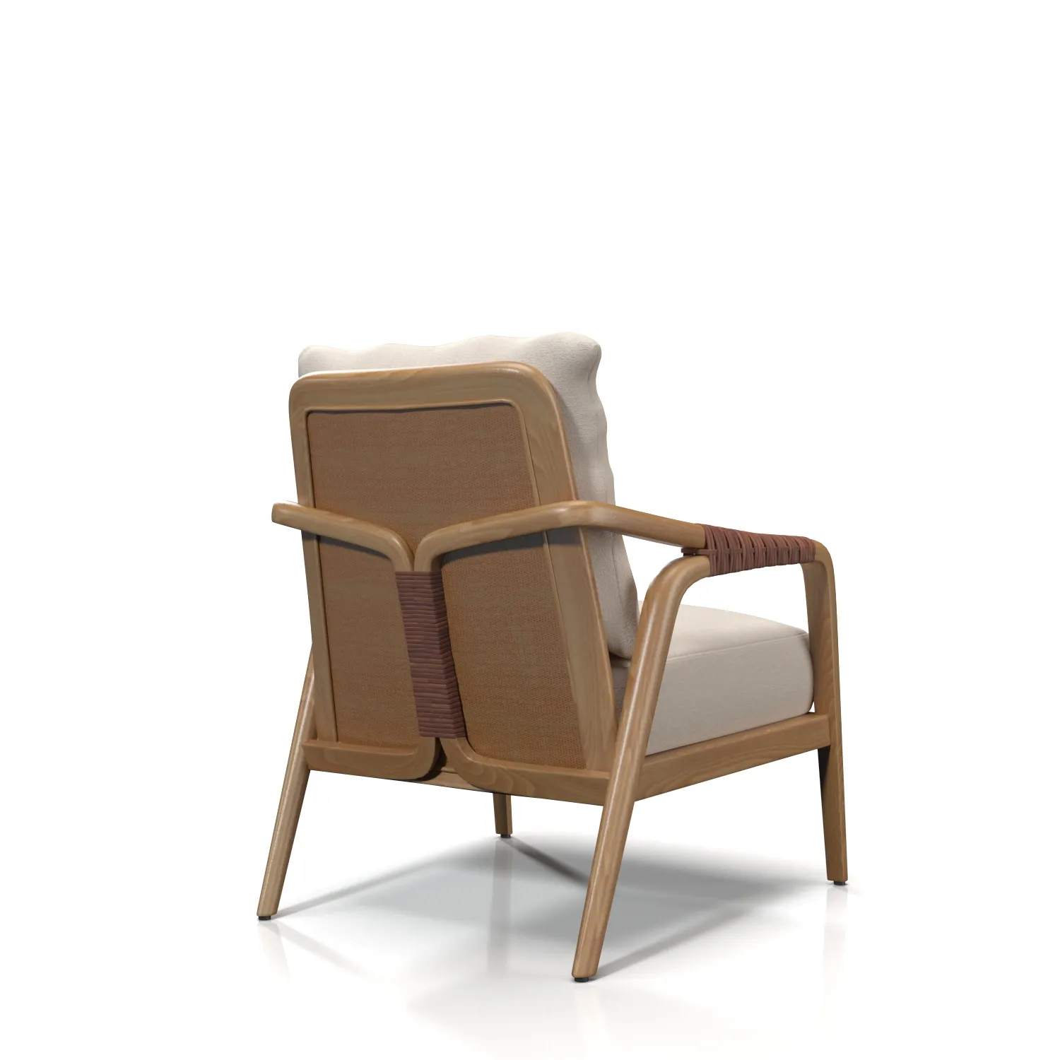 Knot Lounge Chair PBR 3D Model_06
